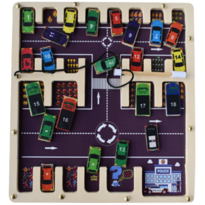 Magnetic wooden numbers maze toy for kids to learn NUMBERS interactively by Kiy toys